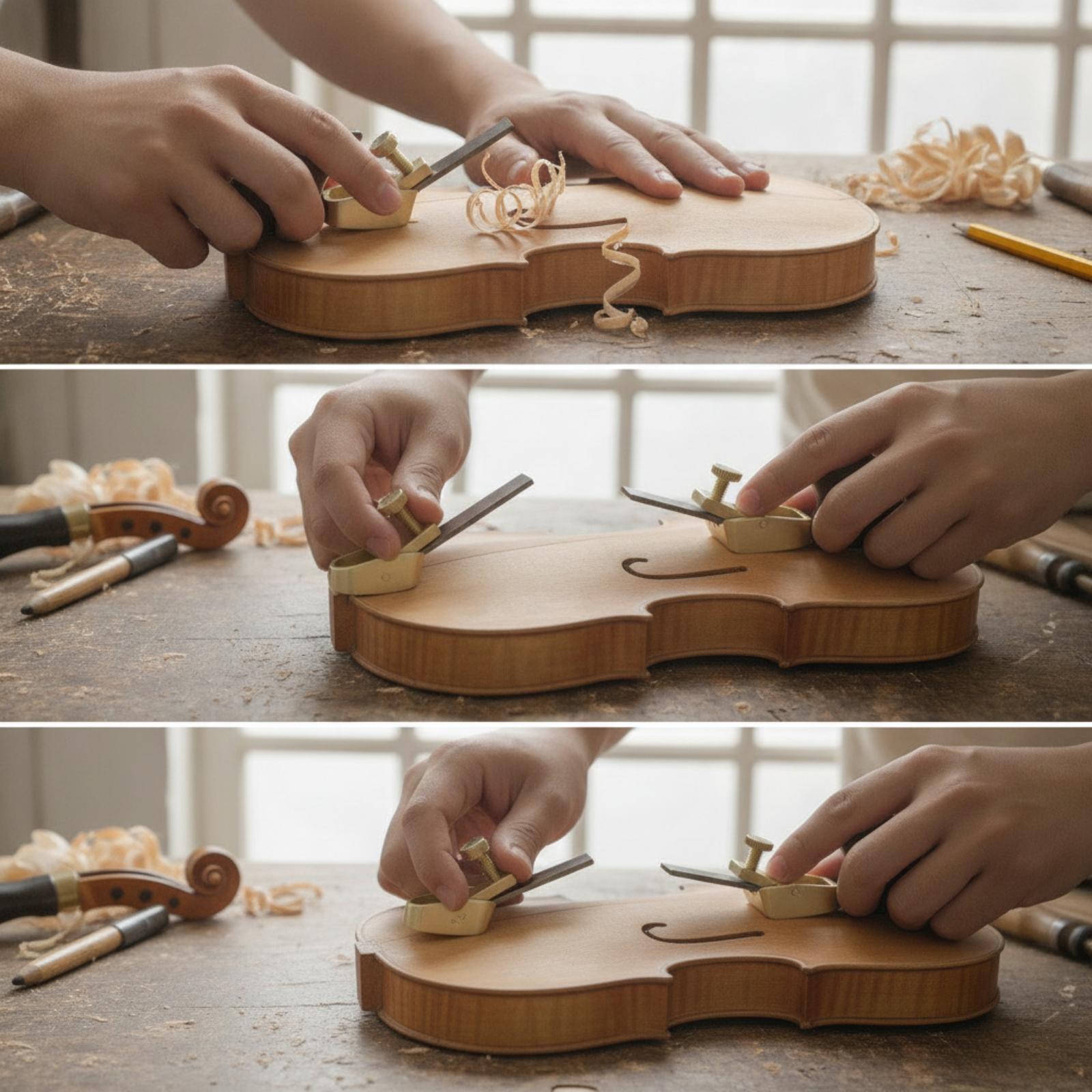 Woodworking Finishing - مسطح إبهامي دقيق لصناعة آلات الفيولين،