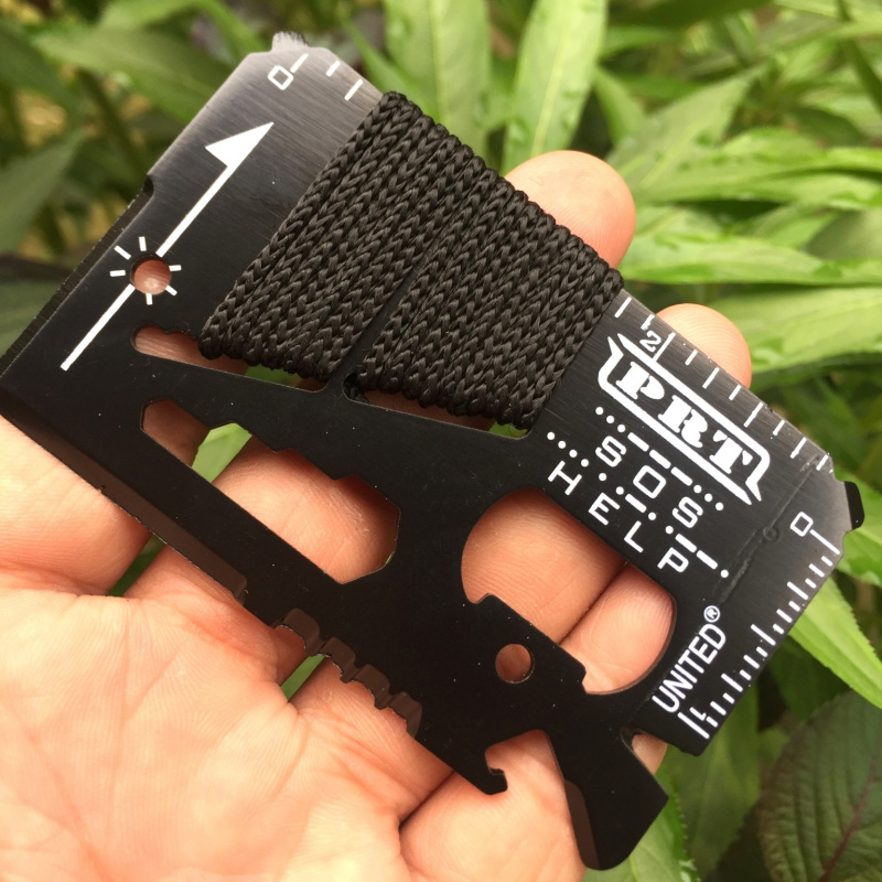 Card Scraper Steel - سكين إنقاذ متعدد الوظائف من الفولاذ