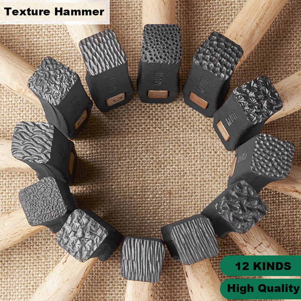 Wooden Mallet Carving - مطرقة نحت المجوهرات بمقبض خشبي، أداة