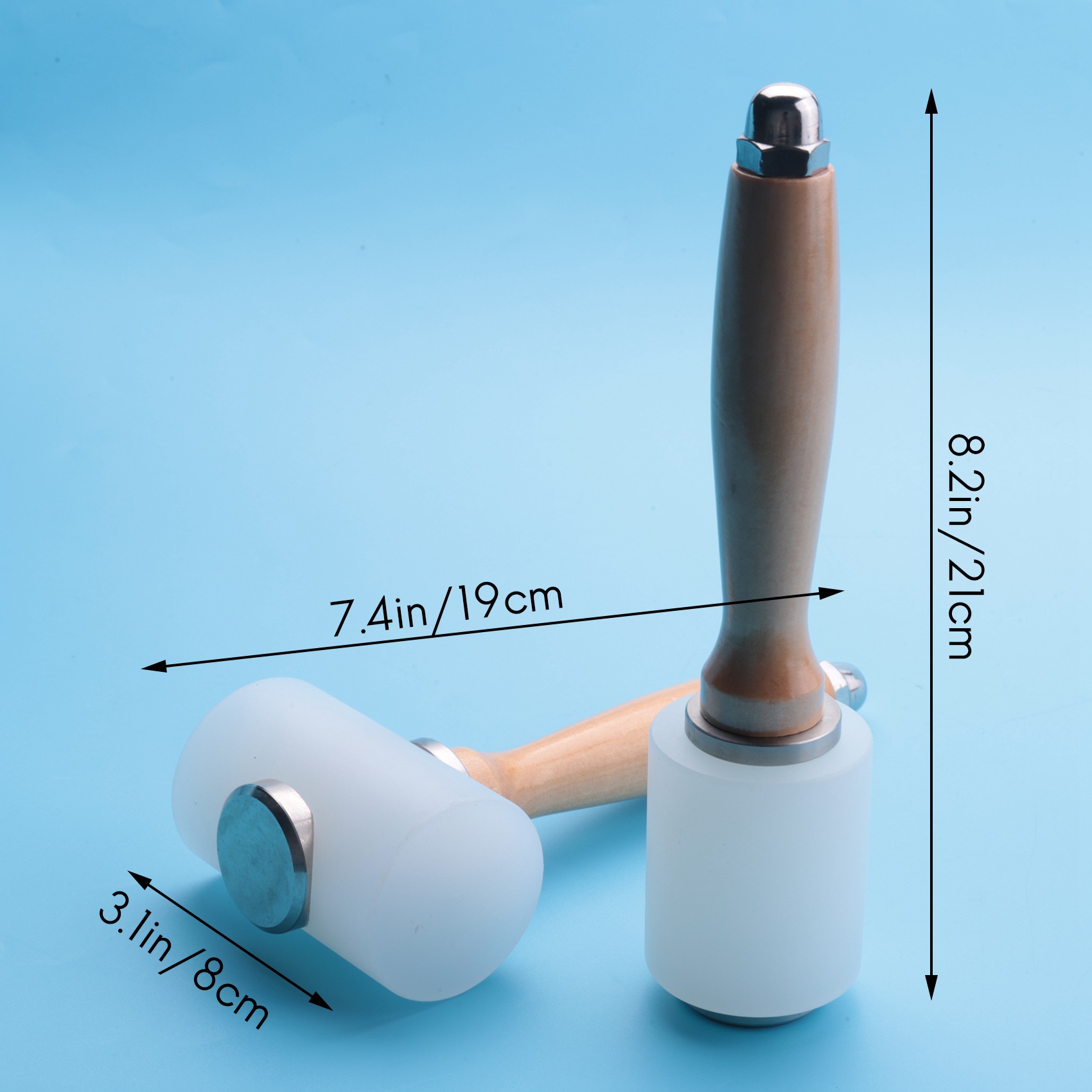 A98E-2 قطعتين من مطارق نحت الج - مراجعة Wooden Mallet Carving وسعره