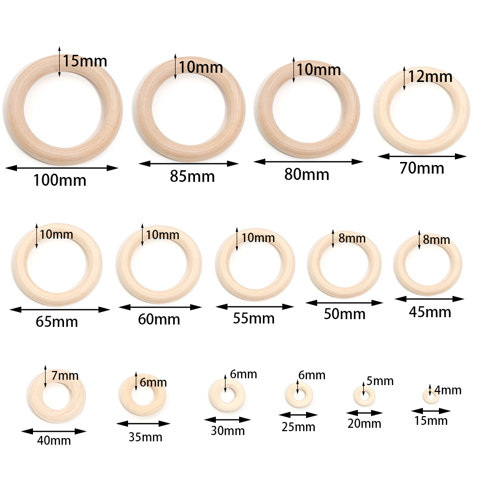 خواتم خشبية صلبة غير مكتملة 15 - مراجعة Woodworking Joint Types وسعره