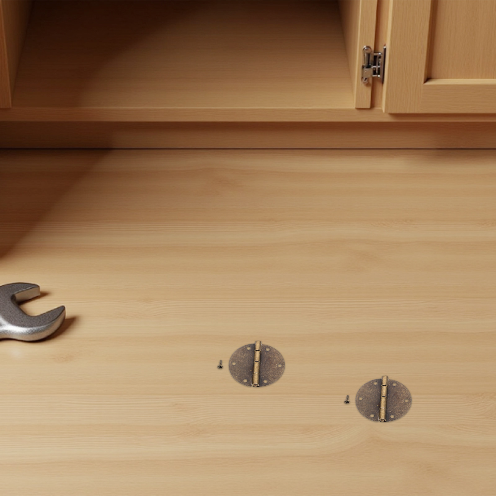 10 قطع من مفصلات الأبواب المعد - مراجعة Woodworking Kitchen Projects وسعره