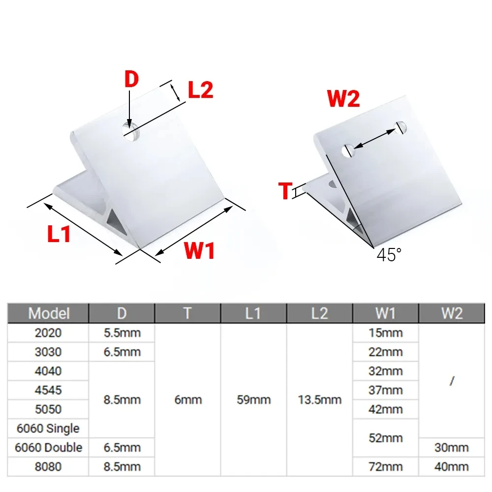 4 قطعة 45 درجة زاوية قوس الزاو - مراجعة Woodworking Joint Types وسعره