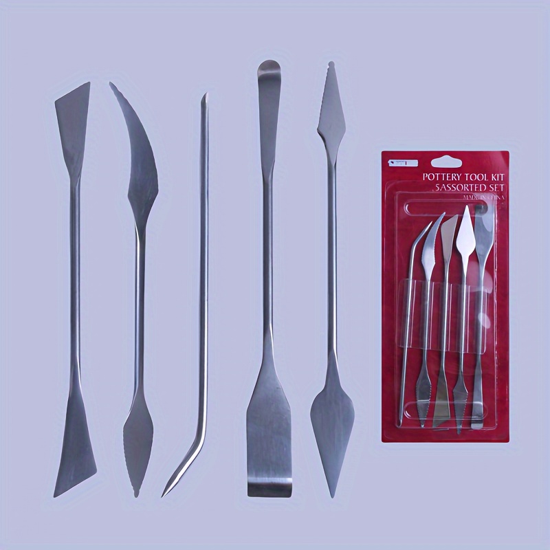 طقم سكاكين من الفولاذ المقاوم  - مراجعة Card Scraper Steel وسعره