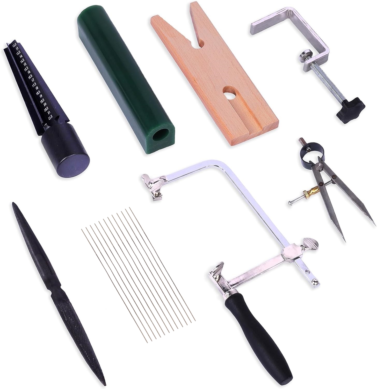 مجموعة نحت شمع المجوهرات الاحت - مراجعة Woodworking Files وسعره
