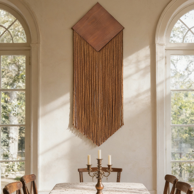 لوحة جدارية منسوجة من حبل القط - مراجعة Woodworking Boards وسعره