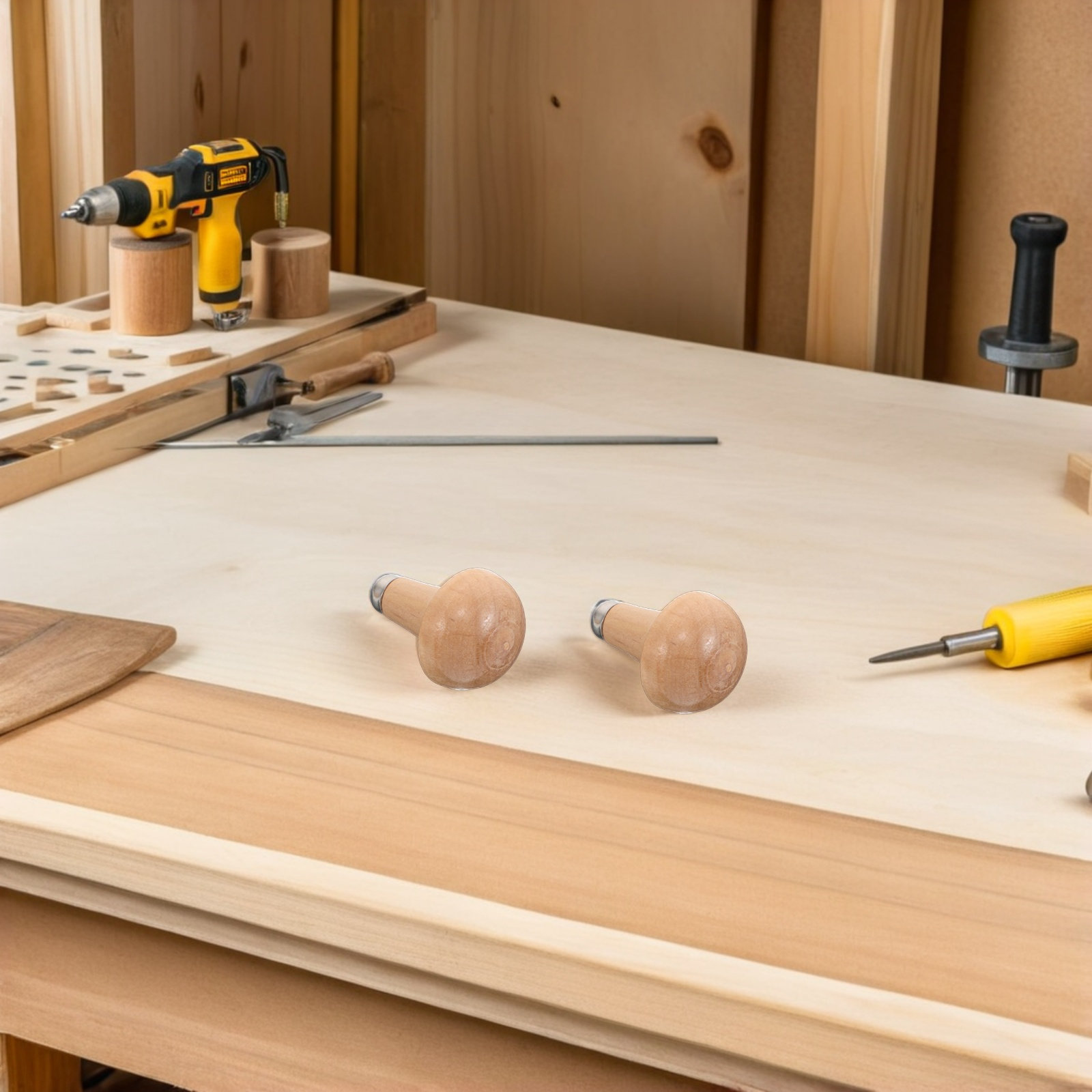4 قطع من مقابض أدوات النقش الخ - مراجعة Woodworking Files وسعره